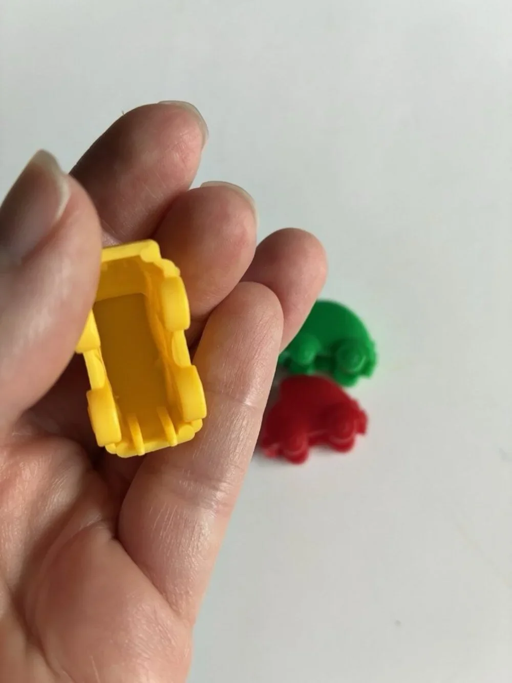 Monopoly Junior Amusement Park 4 Car Movers Replacement Pieces 1996 Complete Set